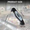 Digital Meat Thermometer with Foldable Meat Thermometer Probe, Instant Read