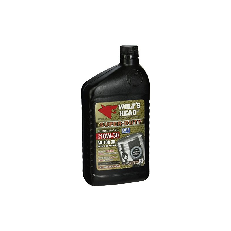 Wolf's Head 836-91076-56 Motor Oil (S DUTY 10W30), Pack of