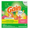 Gain Powder Laundry Detergent, Hawaiian Aloha Scent, 105 Loads, 135
