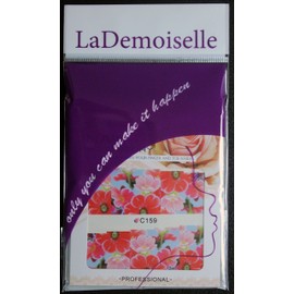 Nail Art Water Slide Tattoo Decals Full-Cover Blossom Flowers, 5 - pack/CIII/