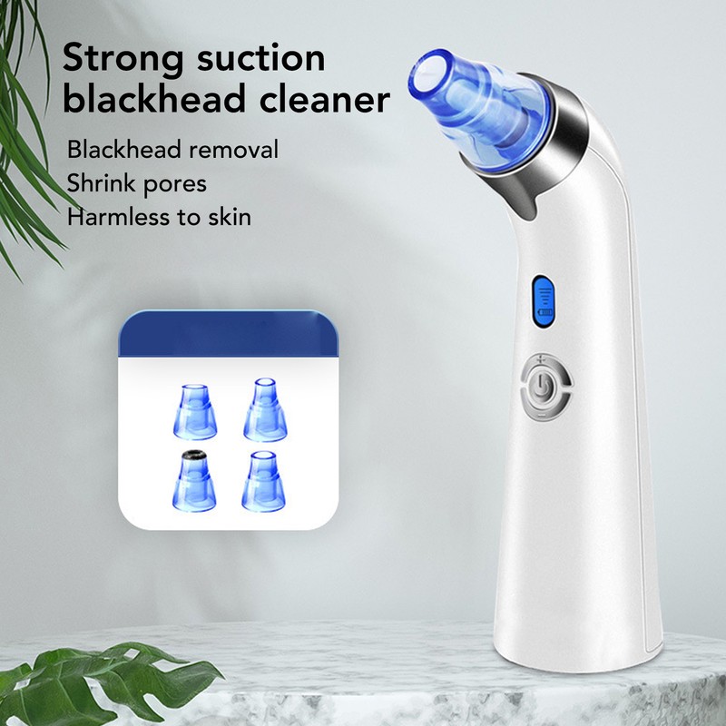 Pore Vacuum Blackhead Remover USB Rechargeable Strong Suction Electric Comedone