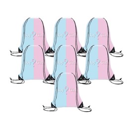 Snogisa 7 Pcs Thank You Gift Drawstring Bags,for Weddings,Birthdays,Christmas,Baby Showers,Party Gifts(baby show)