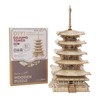 Tsukurun Desu® Robotime TGN02 Gojuno Tower 3D Wooden Puzzle (Japanese