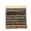 Sokipa Craft Paint Storage-Modular Paint Organizer - Holds 74 Bottles