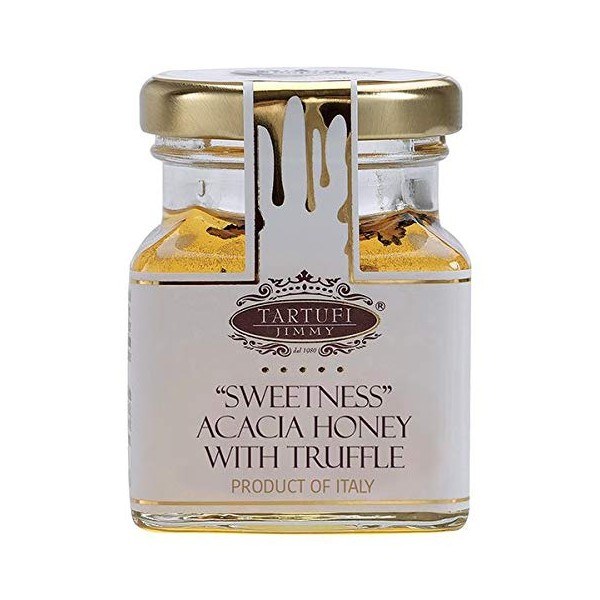Tita Italian Truffle Acacia Honey, 100% Pure, Healthy[Vitamins, Organic Acids, Antioxidants], Gluten- free, Sweet Dripping Honey, Energy Booster, Versatile, Glazing Agent, Net Weight: 120 Grams