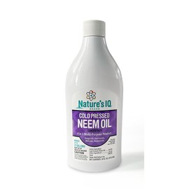 Nature's IQ Advanced Formula Neem Oil with Built in Mixing Agent. Just add Water. 4 in 1 Products. Controls Insects, Mites, Fungus, and Nematodes. Makes up to 21 gallons of Spray 16oz Concentrate