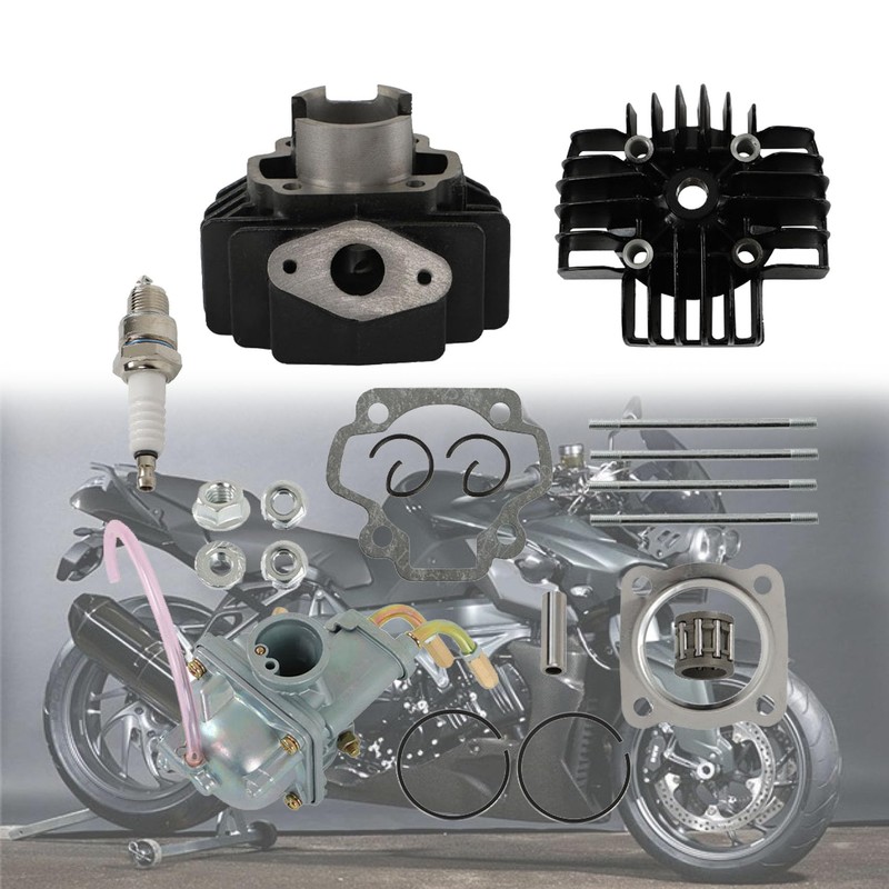 labwork 50cc Engine Piston Cylinder Head Top End Gasket Repair