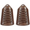 Thajaling 2 Pieces Medieval Archery, Viking Cuffs LARP, Wide Leather
