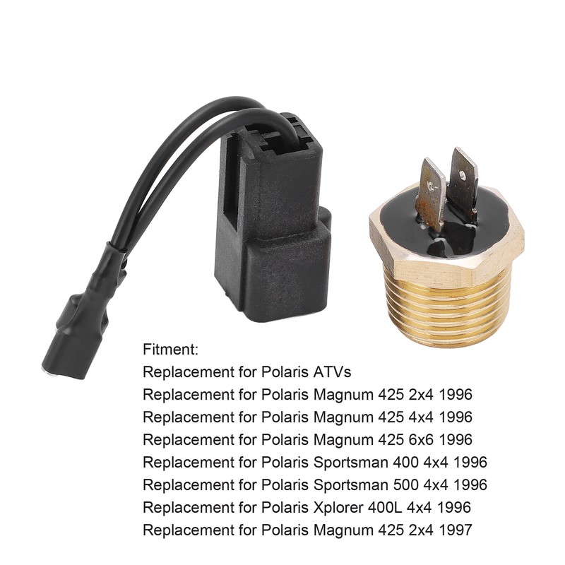 Thermal Fan Sensor Switch with Plug High Performance ABS Copper