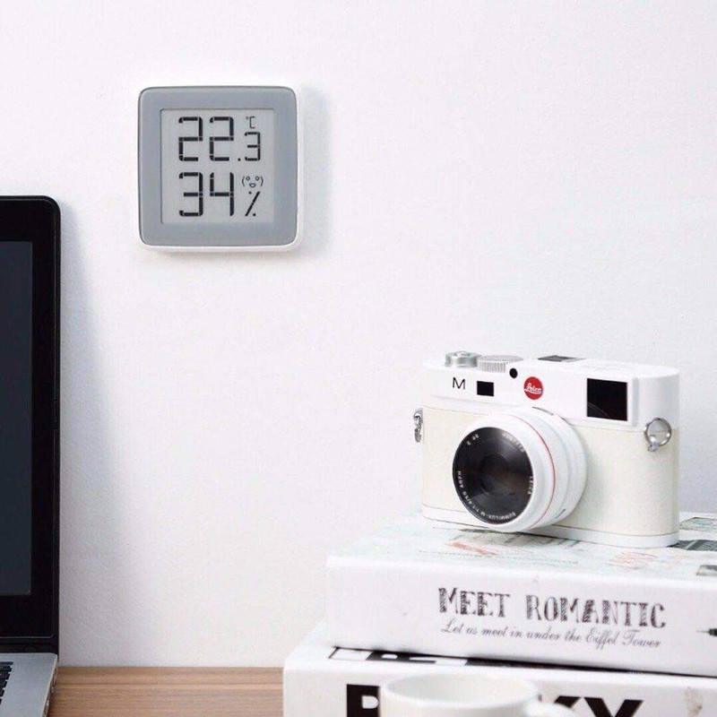 zmart Thermometer Hygrometer with Sensor LCD Screen Digital Electronic Ink