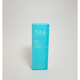 TULA SKINCARE Glow + Get It Cooling & Brightening Eye Balm 0.35 oz/ 10g NIB