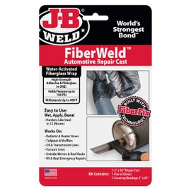 J-B Weld FiberWeld 2" x 36" Automoitve Repair Cast, Black (38237)