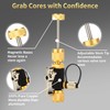 YUNPLE HVAC Valve Core Removal Tool, 1/4" Vacuum-Rated Valve Core