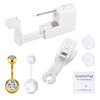 QWALIT Belly Button Piercing Kit - Gold Belly Piercing Gun