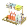 Under Sink Organizer Storage 2-Tier Premium Metal Pull-Out Racks, Height