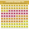 Premium Organic Fruit Green Tea Sampler, 100 Count Assorted Tea