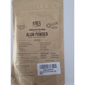 MB Herbals Alum Powder 100 Gram (3.5 Oz) Granulated Potassium Alum Preservative