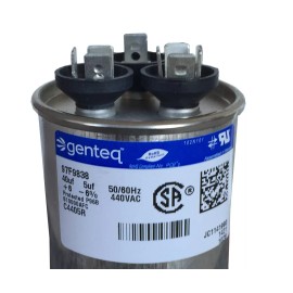 GE/Genteq Dual Run HVAC Capacitor 40/5 uf MFD 440VAC Z97F9856 97F9856 97F9838BZ3