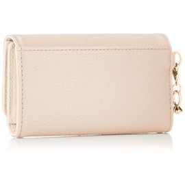 Jill Stuart Eternal Leather Leather Key Case, Ring Brooch, Key Hook, Ring Included, Diamond Ring Charm, Women's Pink, Pink
