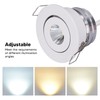 2Inch LED Recessed Ceiling Light, 5W Downlight with Hardwired Cable