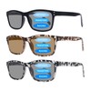 VIDEBLA 3 Pack Progressive Multifocus Reading Sunglasses for Women Men