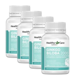 Healthy Care Ginkgo Biloba 2000mg Healthy Care Ginkgo Biloba 2000mg 100 capsules 4 packs, 100 tablets, 4 pieces / Healthy Care Ginkgo Biloba 2000mg 헬시케어 징코 빌로바 2000mg 100캡슐 4팩, 100정, 4개