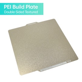 PEI Build Plate 3D Print Bed Double Side Textured PEI Surface Magnetic Spring Steel Flexible Platform Removable Build Surface Print Mat Compatible with Bambu Lab X1/X1C/X1E/P1P/P1S/A1 3D Printer Stable Molding and Easy Demolding