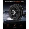 OCPTY Harmonic Balancer Crankshaft Belt Drive Pulley Fit For 1990-1997