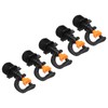 5PCS G1/2 Male Thread Rotating Sprinkler Head Misting Nozzle for