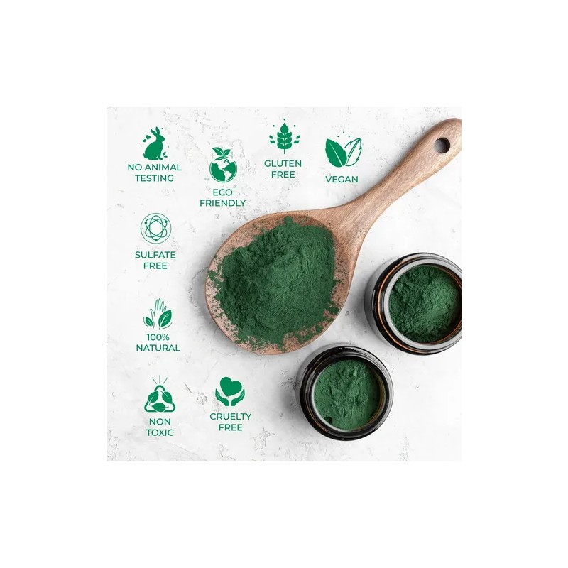 Espirulina 100% Pura Premium Polvo 1 Kg.
