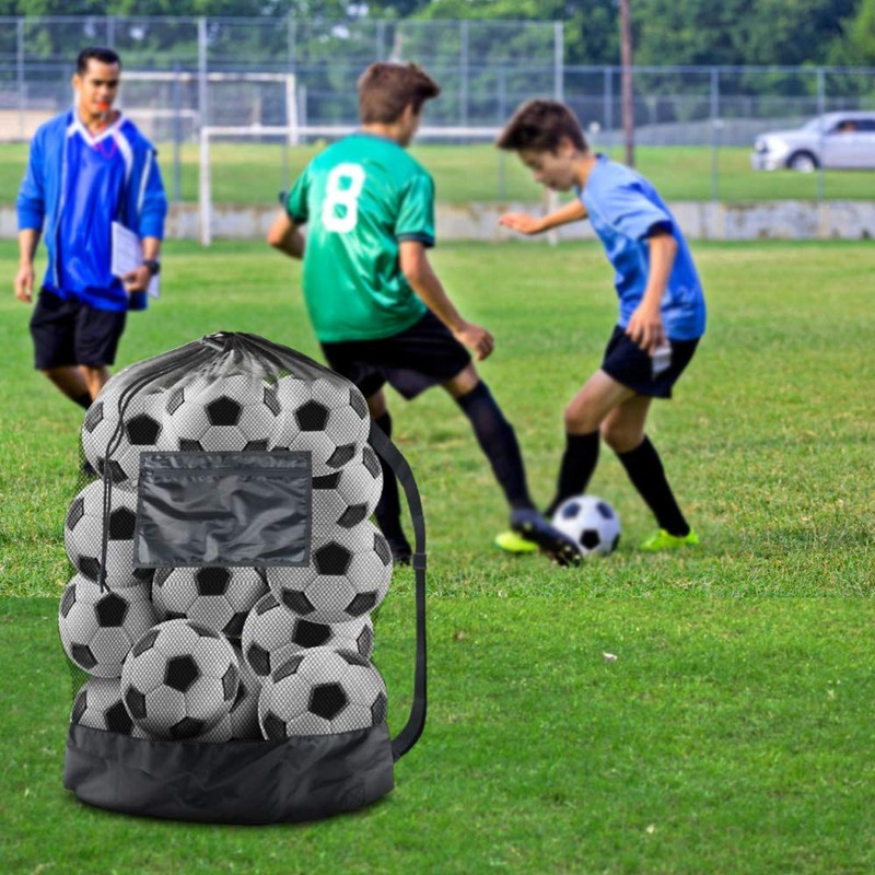 BROTOU Extra Large Drawstring Mesh Bag for Balls, Waterproof Storage