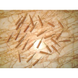 Prestini Oboe tubes staples  46.0 mm- natural cork . CNC machined in USA - 10 pcs lot