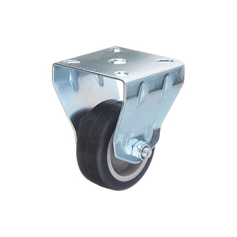 Meister Fixed Castor Rubber Slide Bearing, 800570