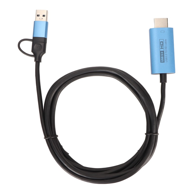 USB3.0 to HD Multimedia Interface Cable 5Gbps 1080P USB C