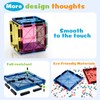 HDCooL Mini Magnetic Tiles for Kids Ages 3-8, Travel Magnetic