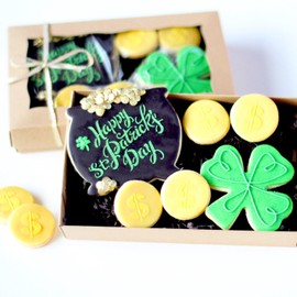 ½ Dz. “Pot of Gold” Cookie Set! A Rainbow’s End Swims in Gold! ST. Patrick's Day, Irish Party Gift