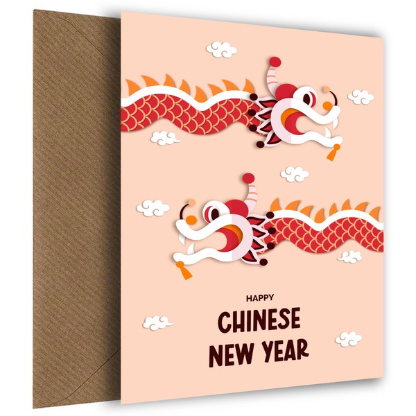 Hey Chimp Chinese New Year Cards for Family & Friends