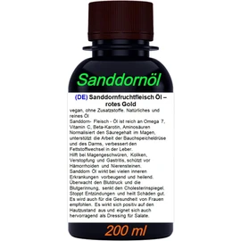 2 x 100 ml Sea Buckthorn Oil, 100% Natural, Cold Pressed