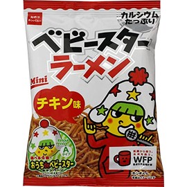 Oyatsu Company Baby Star Ramen Chicken Mini 0.9 oz (23 g) x 30 Bags