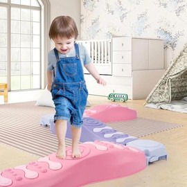 Venbytech for Stepping Stones for Kids Balance Beam 8pcs Toddler Stepping Stones Non-P...