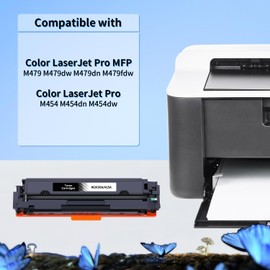 LOSMANN 415A Toner Compatible with HP 415A 415X W2032A W2032X Toner Cartridge Replacement for Color Laserjet Pro MFP M479fdw M479fnw M479fdn M479dw M454dn M454dw M479 M454 (Yellow)