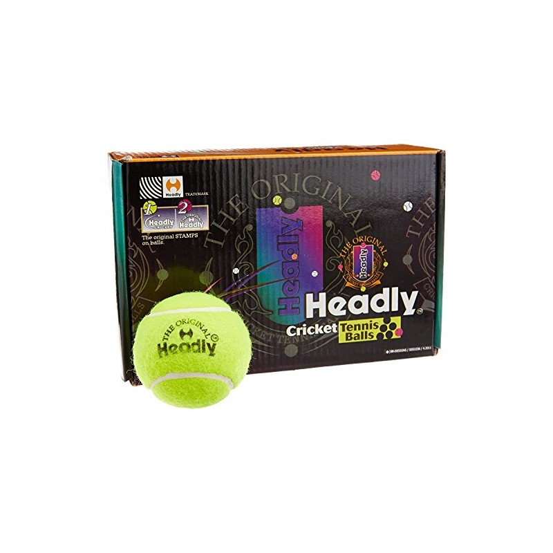 Silver's Headly Cricket Tennis Ball , Light - Pack of