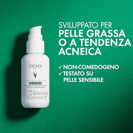 Vichy Protector Solar Facial Fluido Anti-imperfecciones Capital Soleil UV-CLEAR 50 FPS 50+