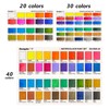 kander 30 Color Watercolor Paint Set with Detail Paint Brushes