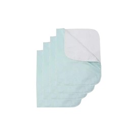 Platinum Care Pads Reusable Bed Pads - Waterproof & Washable Incontinence Bed Pads - Mattress and Chair Protector Pad for Adults, Kids, Elderly Pack, Dogs - Pack of 4 -18x24 (Green)