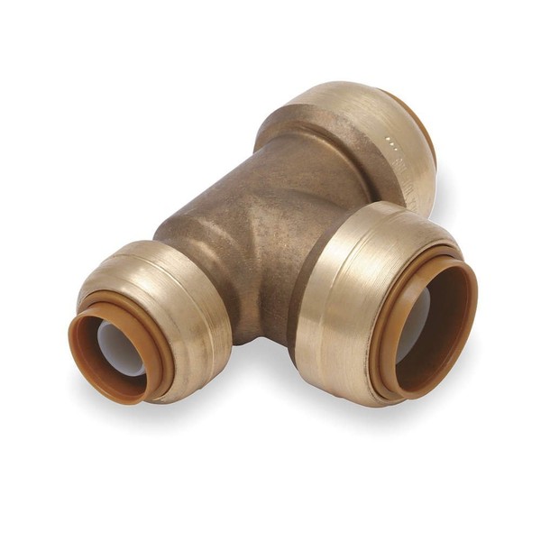 SharkBite U444LF 3/4-Inch by 1/2-Inch by 3/4-Inch Reducing Tee, Pack