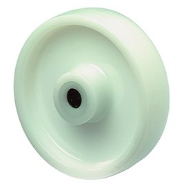 BS Wheel Plastic Wheel Roller Bearings, 80 mm, White, b10.080
