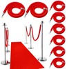 8 Set Red Carpet Party Runner with Poles 27. 5