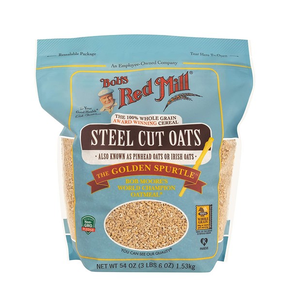 BOBS RED MILL Steel Cut Oats, 54 Ounce (Pack of 1)