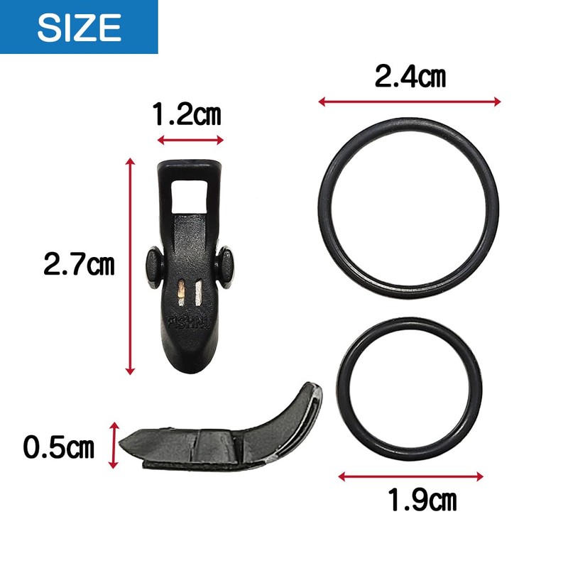 Orurdo qb500174a01n0 Fishing Tackle Magnetic Hook Keeper Set of 4